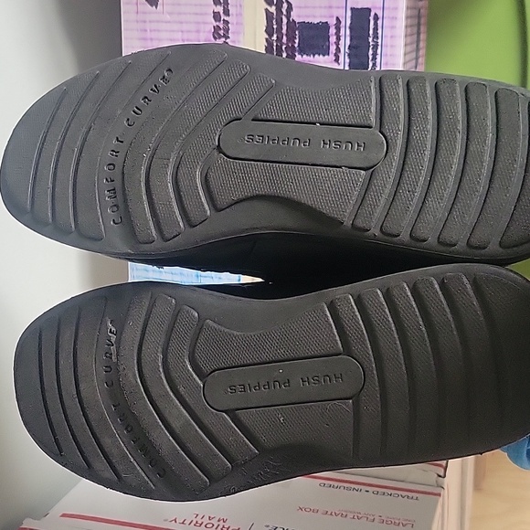 Mens Hush Puppies Size 11 Black - Picture 7 of 7